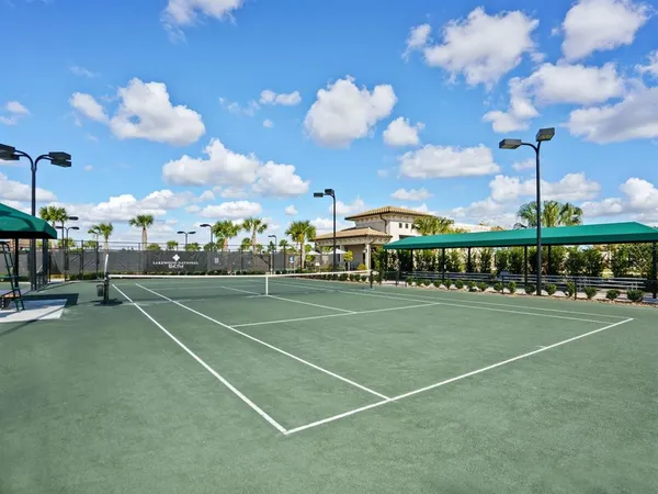 a view of a tennis court