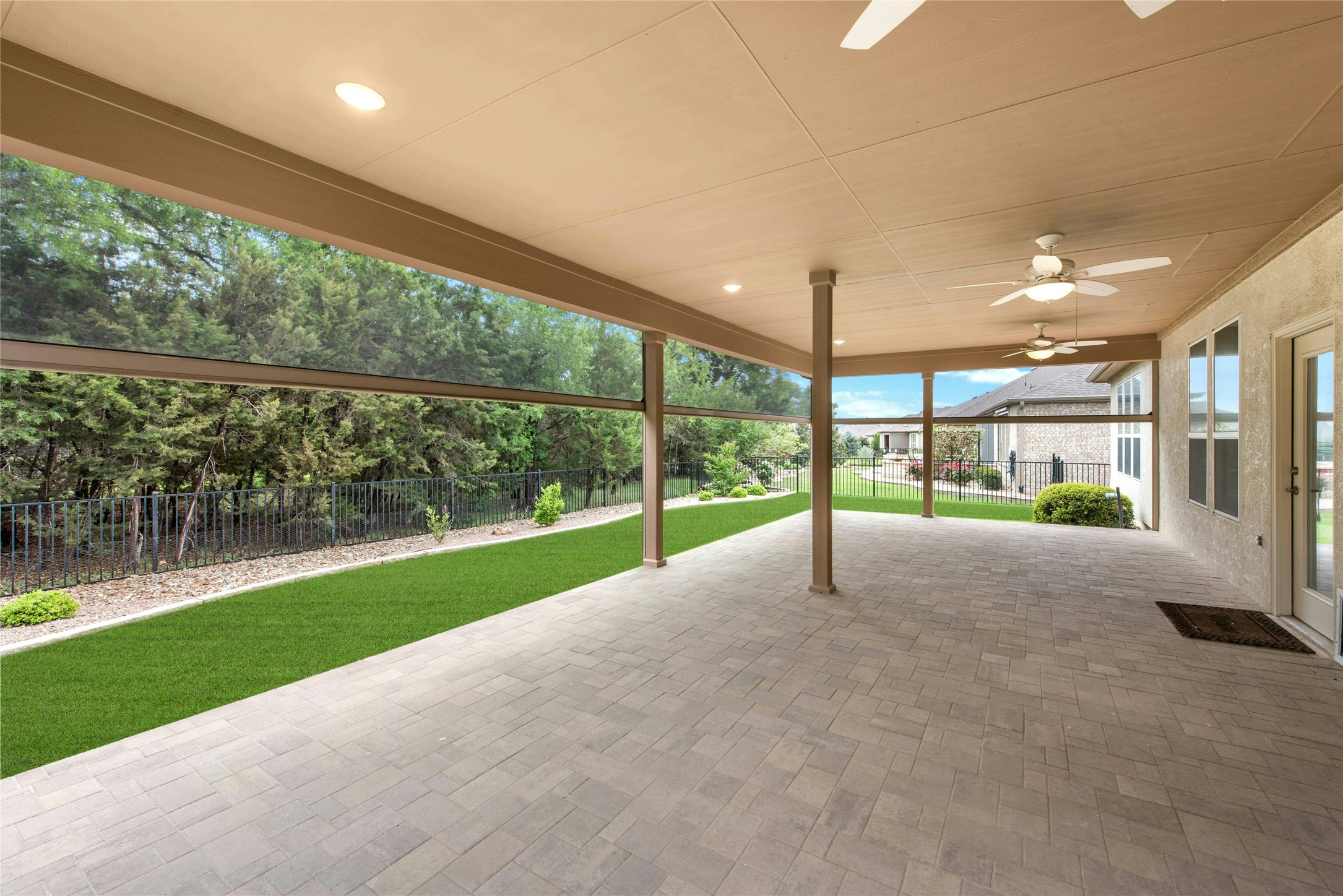 105 Marfa Cove Georgetown, TX 78633 - Photo 27 of 36 a view of a garden with an outdoor seating