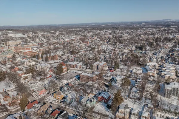 an aerial view of a