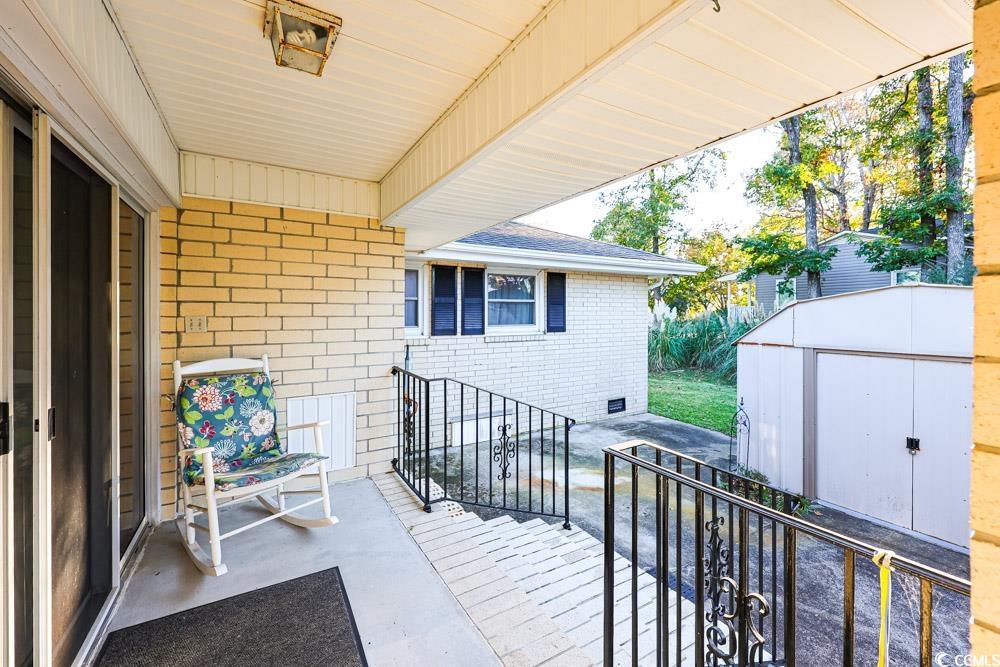 801 Talbot Circle Myrtle Beach, SC 29577 - Photo 33 of 40 View of balcony