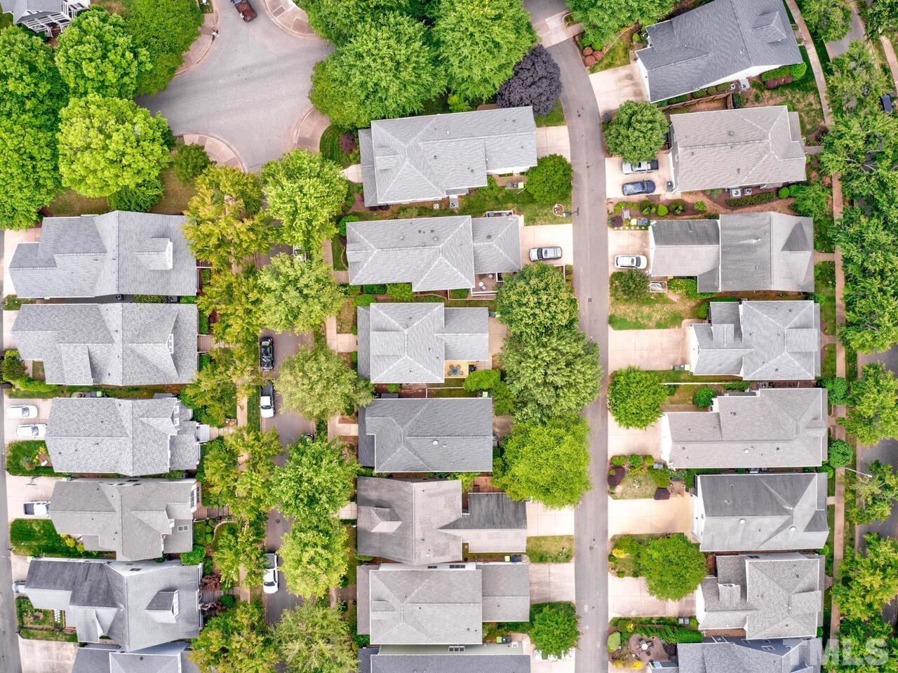 2228 Karns Place Raleigh, NC 27614 - Photo 53 of 62 an aerial view of residential houses with outdoor space