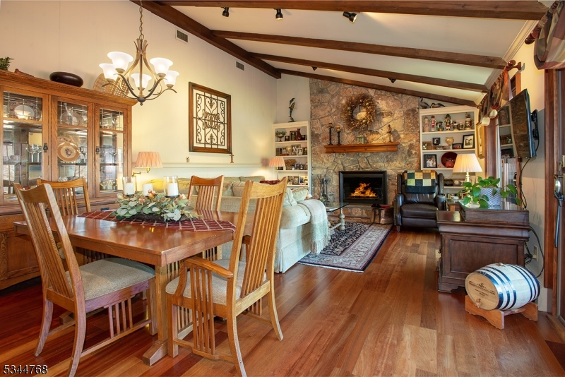 5 Marine Terrace Sparta, NJ 07871 - Photo 5 of 48 a living room with furniture fireplace and flat screen tv