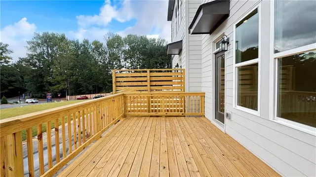 a front view of a building with glass windows
