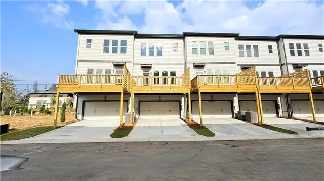 a view of a house with a garden