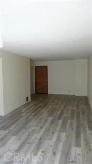 an empty room with an entryway