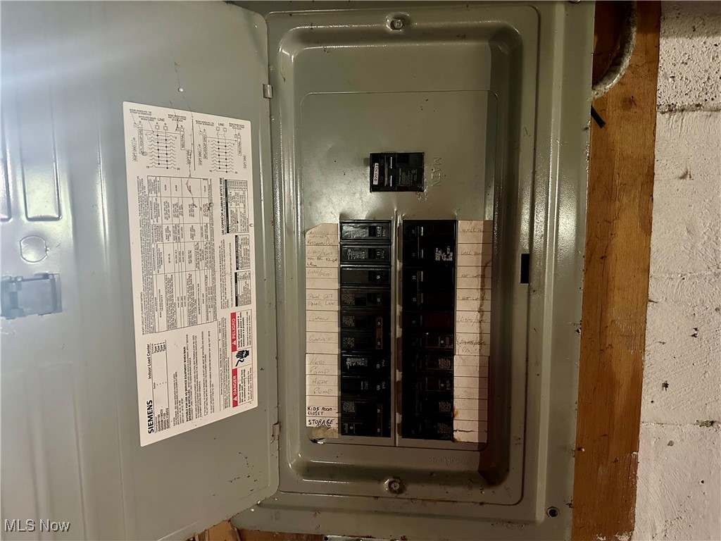 4664 Kennedy Road Lowellville, OH 44436 - Photo 10 of 11 Utility room with electric panel