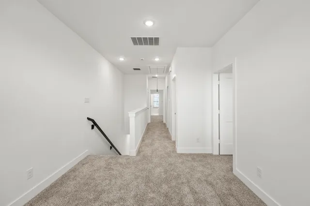 an entryway in a hallway