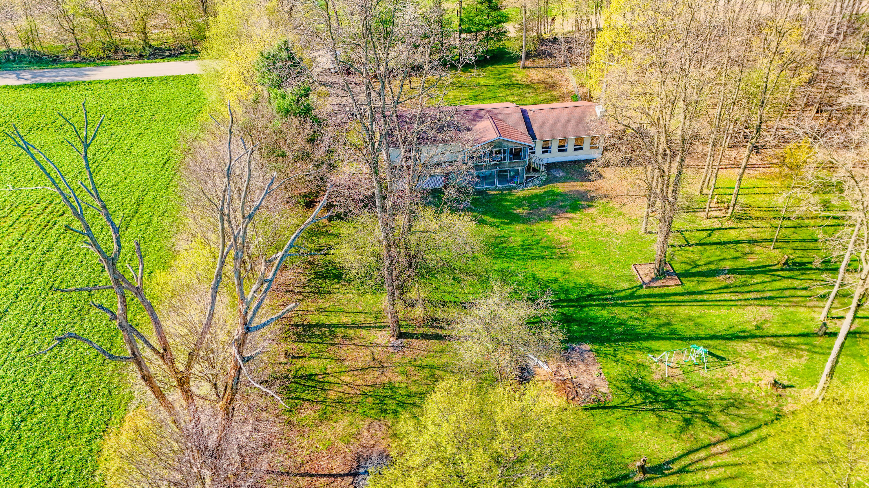 7475 Cox Road Bellevue, MI 49021 - Photo 23 of 23 Drone of Property