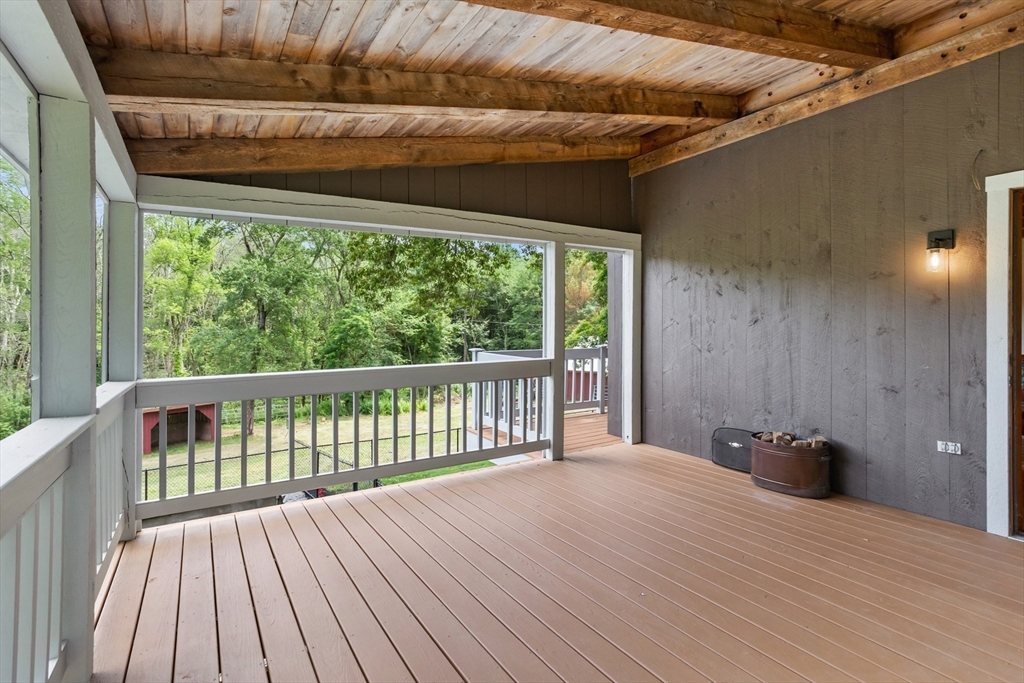 292 Berlin Road Bolton, MA 01740 - Photo 34 of 42 a view of balcony with wooden floor
