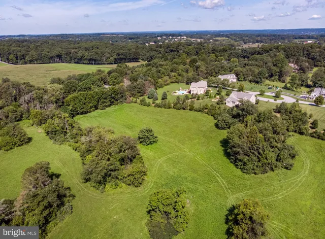 a view of a lake with a city