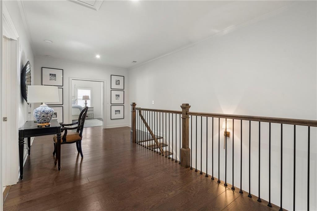 1076 Heyward Way Alpharetta, GA 30009 - Photo 17 of 57 a view of a livingroom with furniture and wooden floor