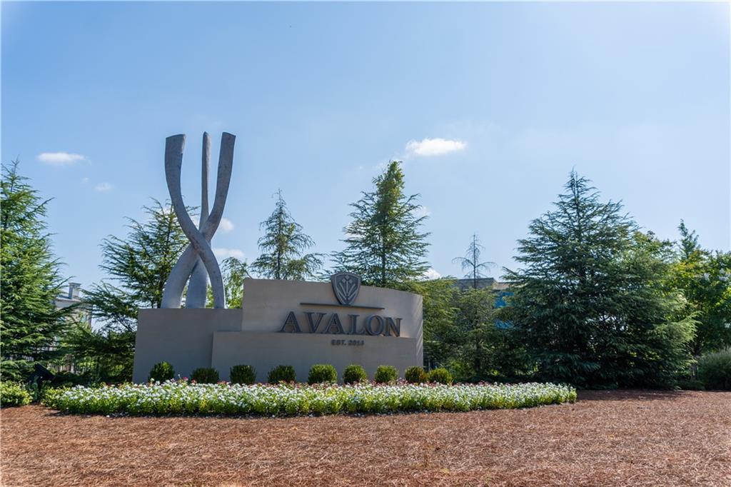 1076 Heyward Way Alpharetta, GA 30009 - Photo 47 of 57 a front view of a house with a yard and garage