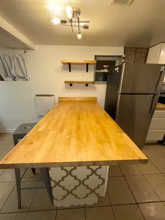 a room with storage and utility room