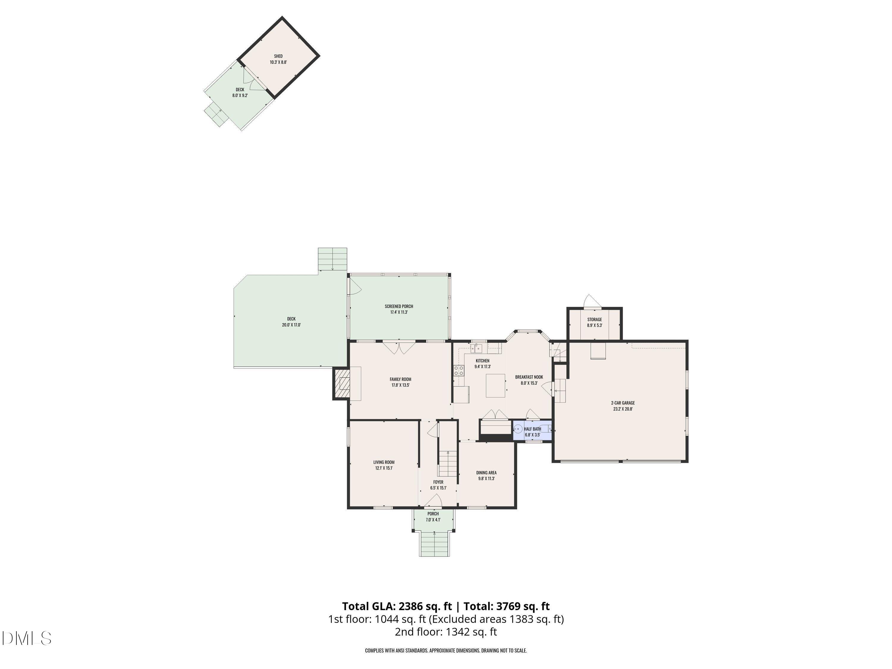 8409 Kestrel Drive Raleigh, NC 27615 - Photo 60 of 61 1st_floor_8409_kestral_drive_raleigh_wit