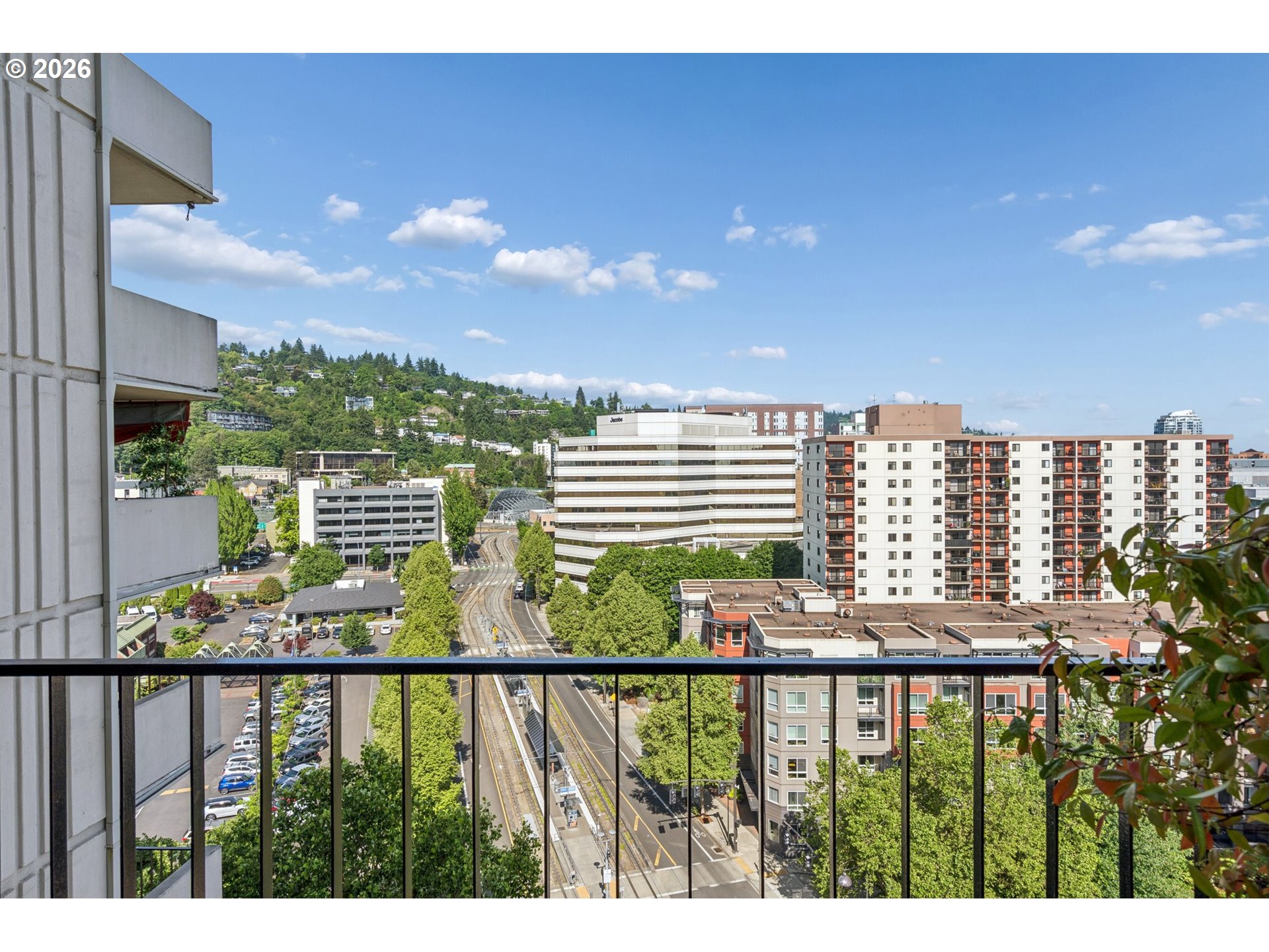 2211 Southwest 1st Avenue, Unit 1402 Portland, OR 97201 - Photo 27 of 48 a view of a balcony