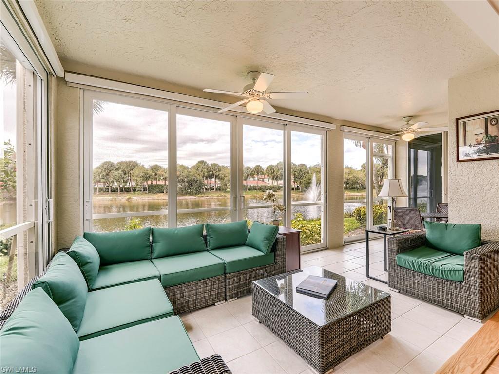 10751 Halfmoon Shoal Road, Unit 101 Estero, FL 34135 - Photo 29 of 45 Glassed in Lanai