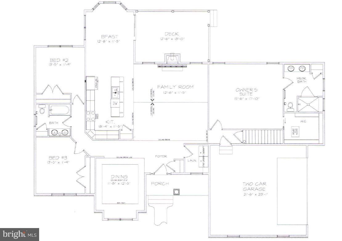 109 Quartz Ridge Road Hanover, PA 17331 - Photo 3 of 3 Custom Bartlett Floor Plan