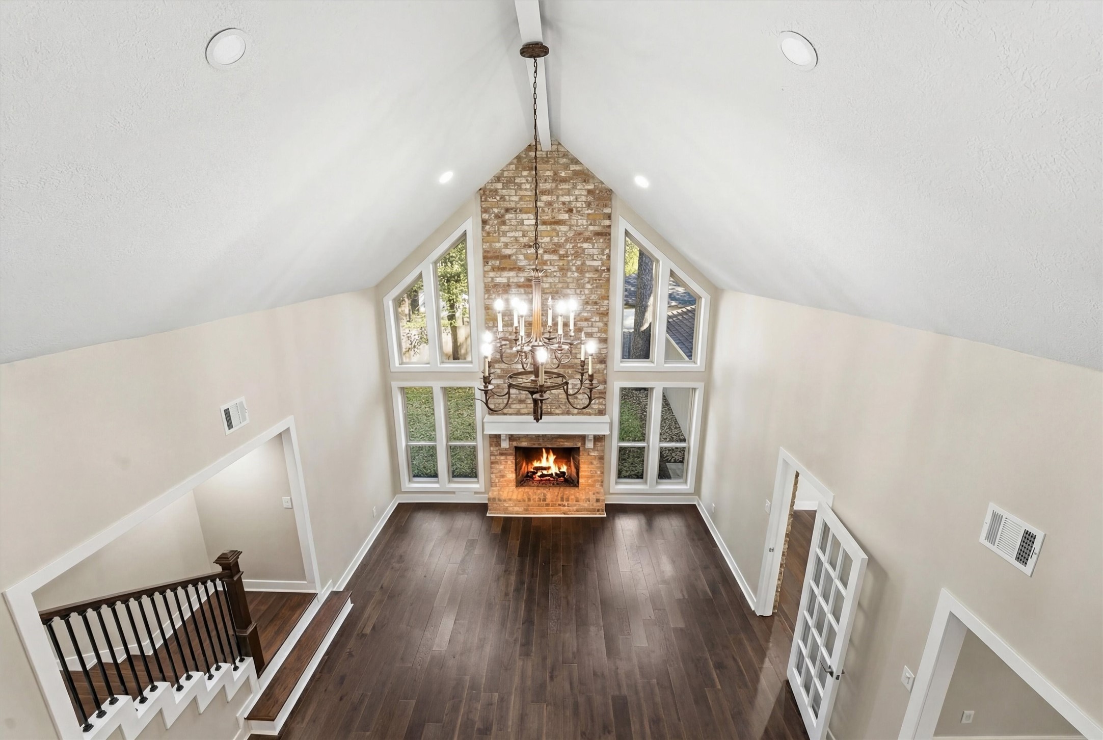 2 Rolling Mill Lane The Woodlands, TX 77380 - Photo 16 of 27 Den Viewed From Balcony