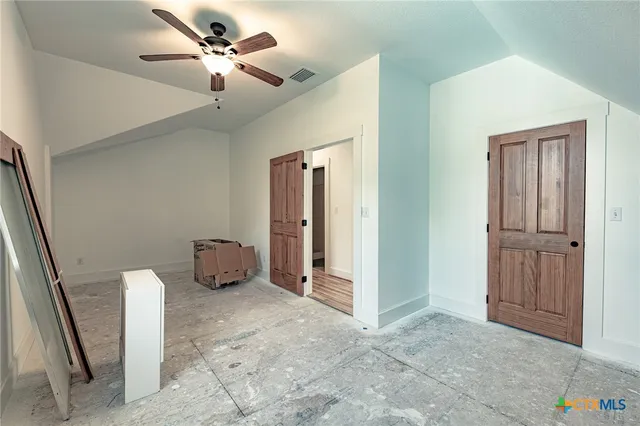 a view of an empty room