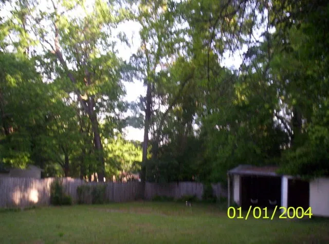 a view of an outdoor space and a yard