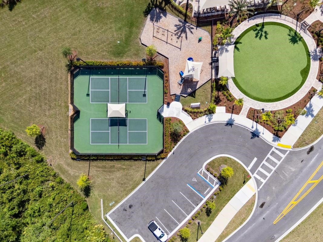 52 Carlota Way St. Augustine, FL 32095 - Photo 19 of 19 an aerial view of a house with swimming pool and glass windows