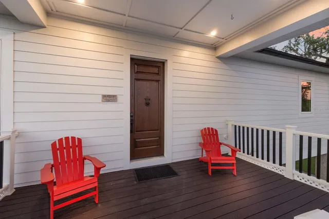 a view of front door door