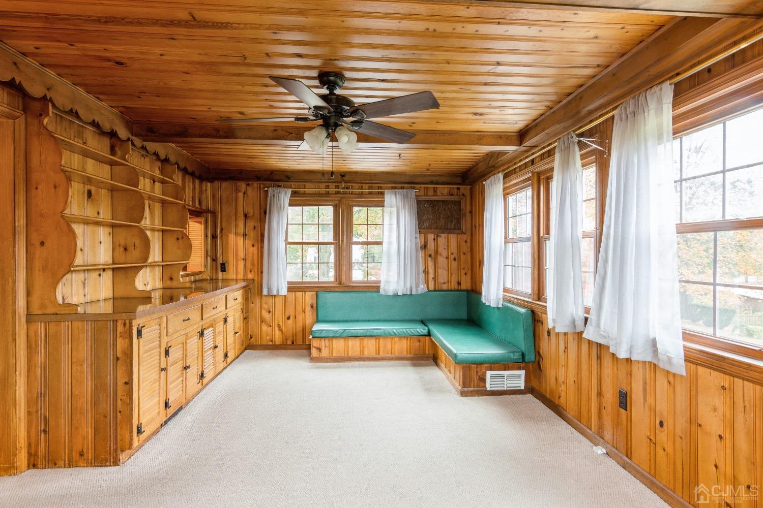 168 Dunhams Corner Road East Brunswick, NJ 08816 - Photo 13 of 30 Family room with built in seating and hutch/book shelf!