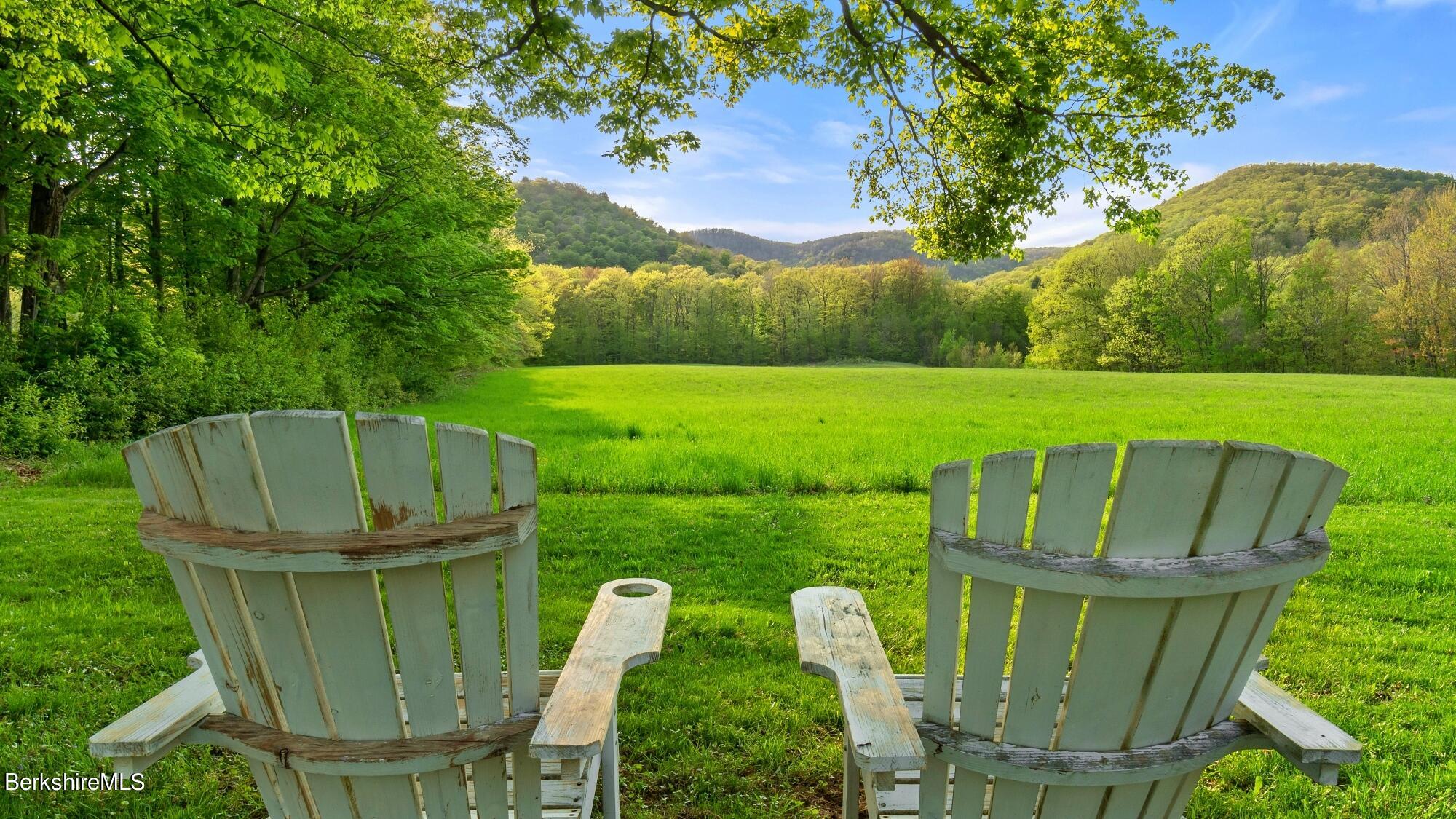 2325 Hancock Road Hancock, MA 01267 - Photo 11 of 61 a view of a two chairs in a garden