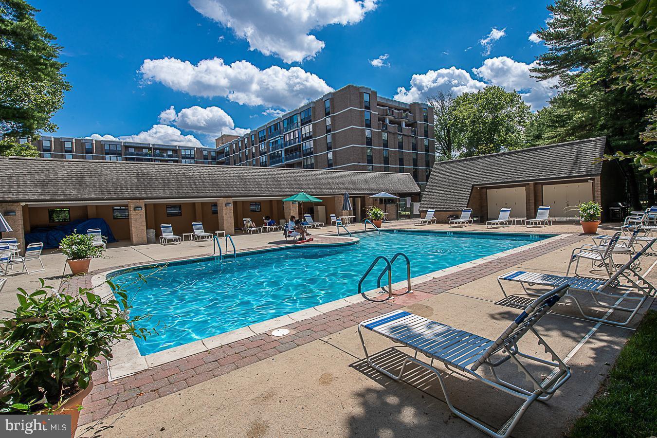 41 Conshohocken State Road, Unit 212 Bala Cynwyd, PA 19004 - Photo 30 of 33 pool with under cover seating area