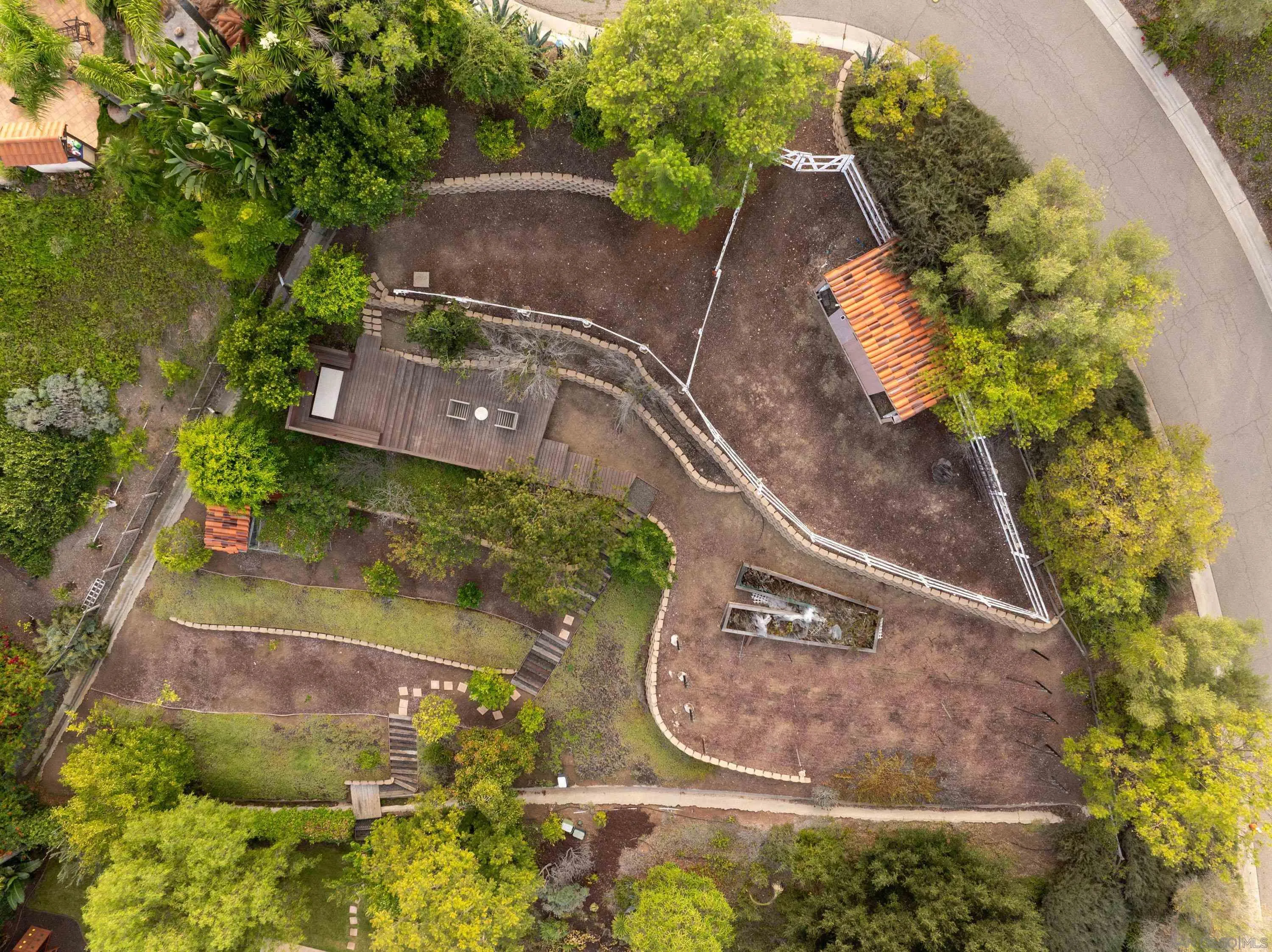2815 Santa Fe Vista Court Encinitas, CA 92024 - Photo 74 of 74 an aerial view of a swimming pool