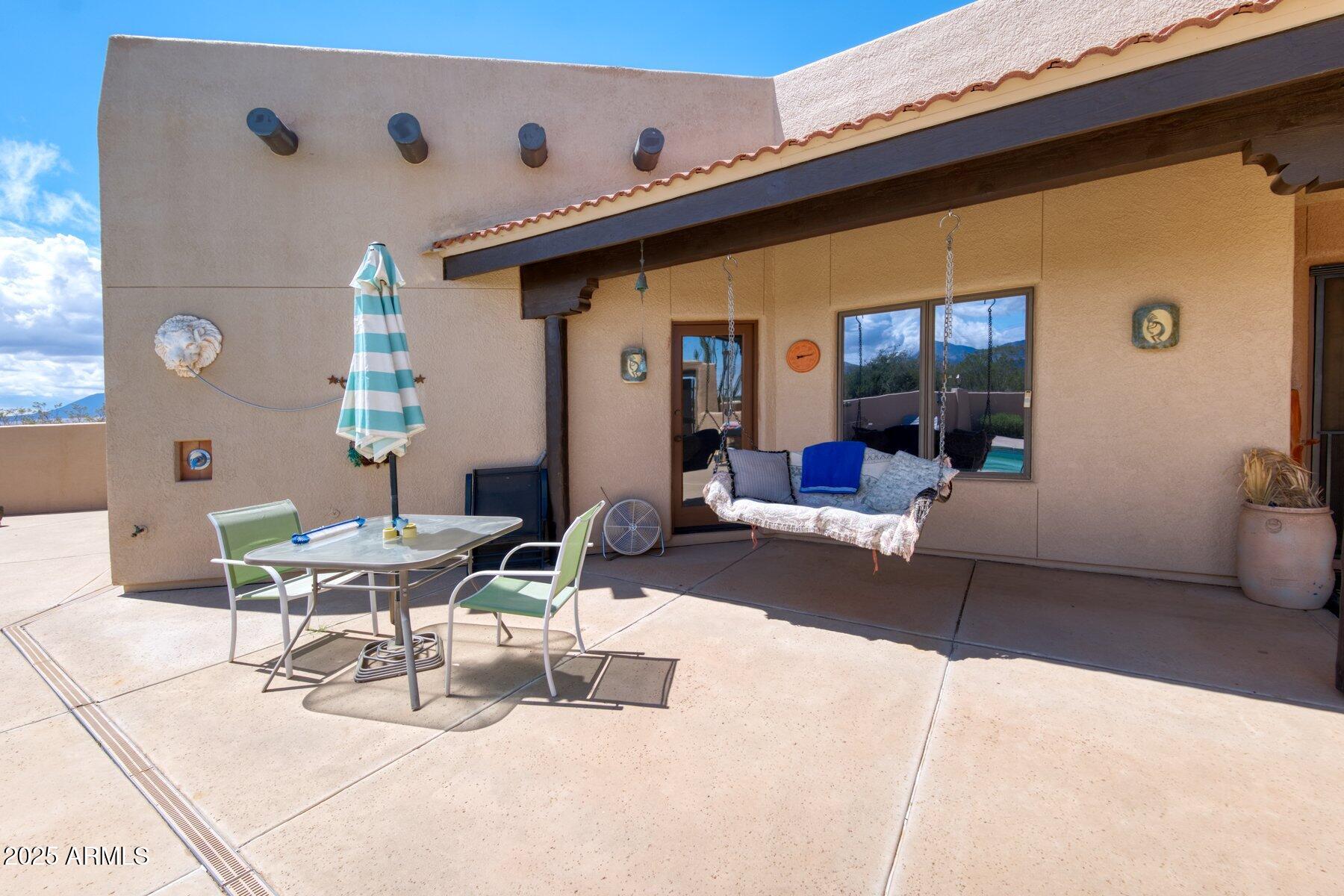 1426 South Foudy Road Bisbee, AZ 85603 - Photo 42 of 60 Pool side patio - outdoor shower