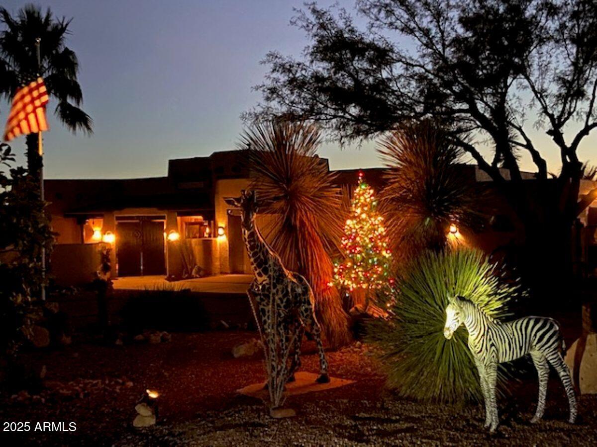 1426 South Foudy Road Bisbee, AZ 85603 - Photo 56 of 60 a view of a yard in front of the house