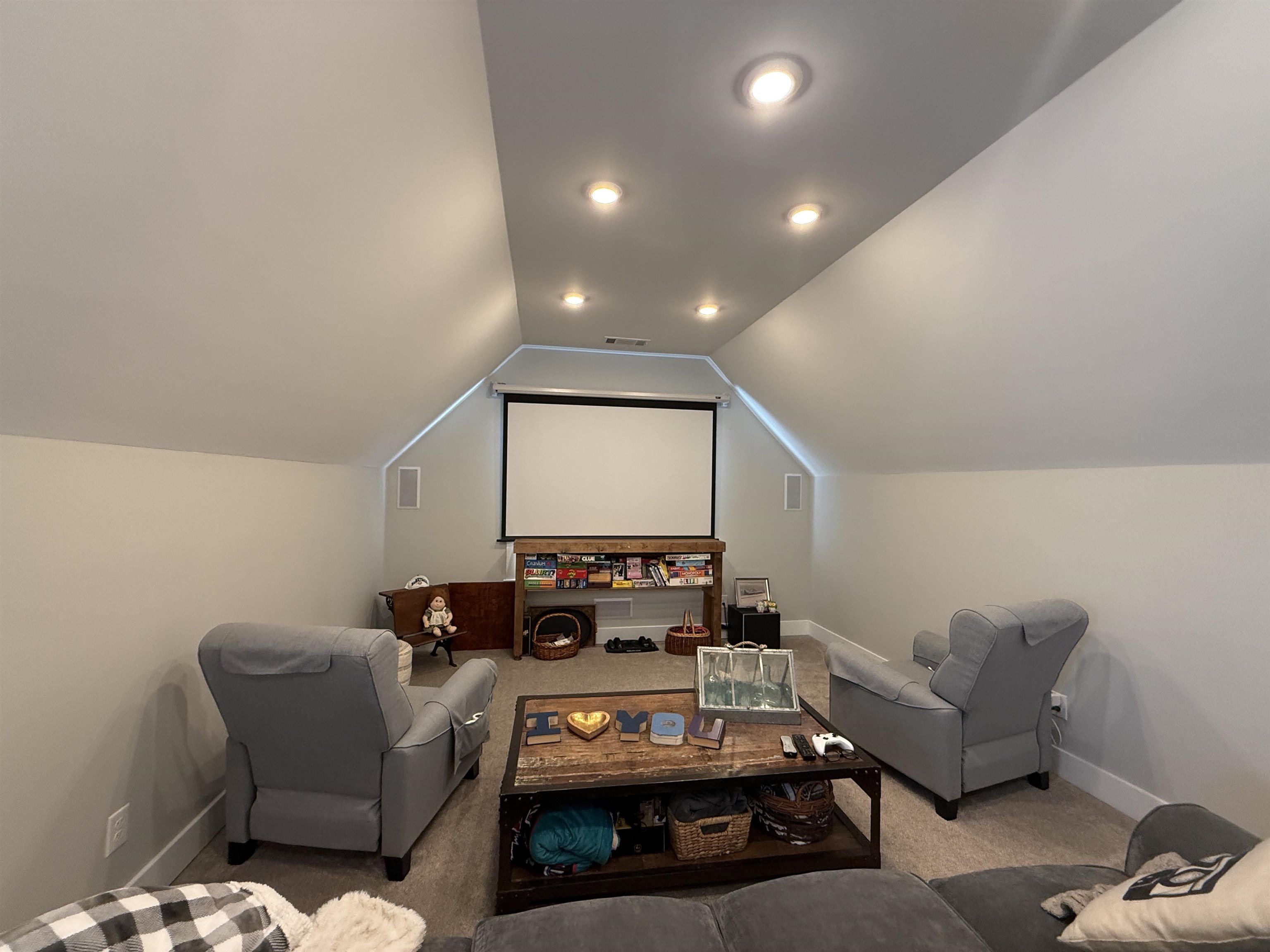 6900 Salem Road Lakeland, TN 38002 - Photo 37 of 40 Cinema room with carpet floors and baseboards