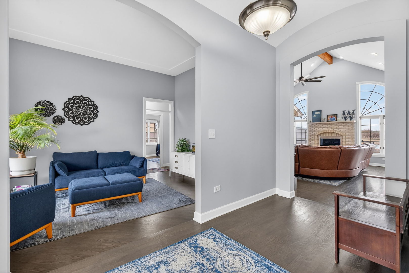 2804 Ninovan Lane Minooka, IL 60447 - Photo 12 of 67 a living room with furniture and a potted plant
