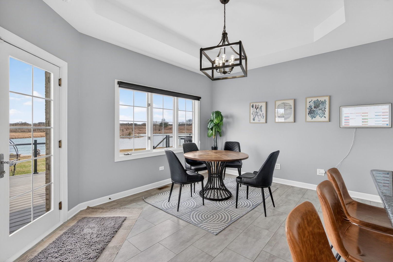 2804 Ninovan Lane Minooka, IL 60447 - Photo 27 of 67 a view of a dining room with furniture window and outside view