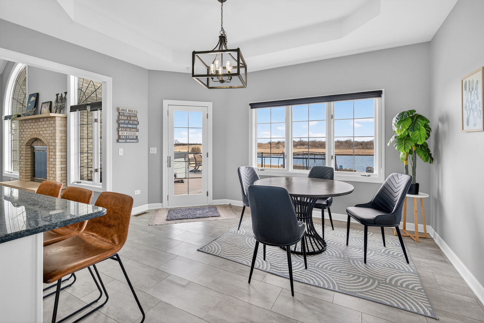 2804 Ninovan Lane Minooka, IL 60447 - Photo 28 of 67 a view of a dining room with furniture window and outside view