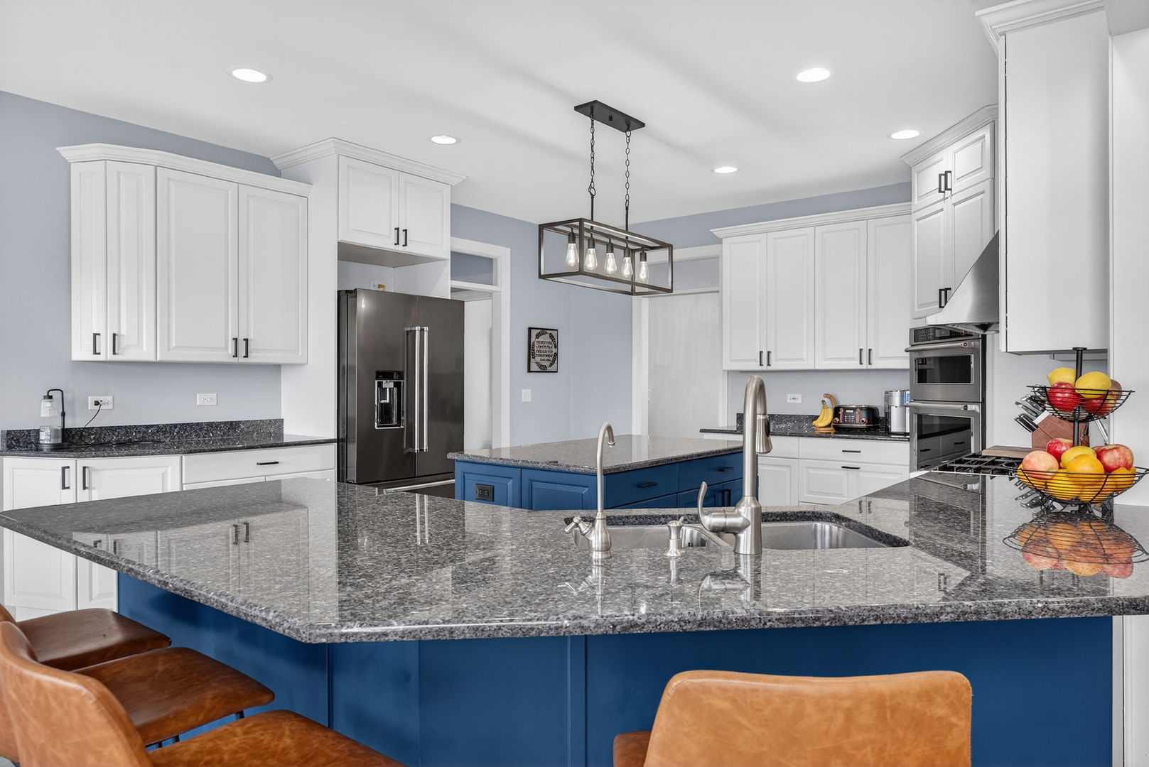 2804 Ninovan Lane Minooka, IL 60447 - Photo 29 of 67 a kitchen with stainless steel appliances granite countertop a sink counter space and cabinets