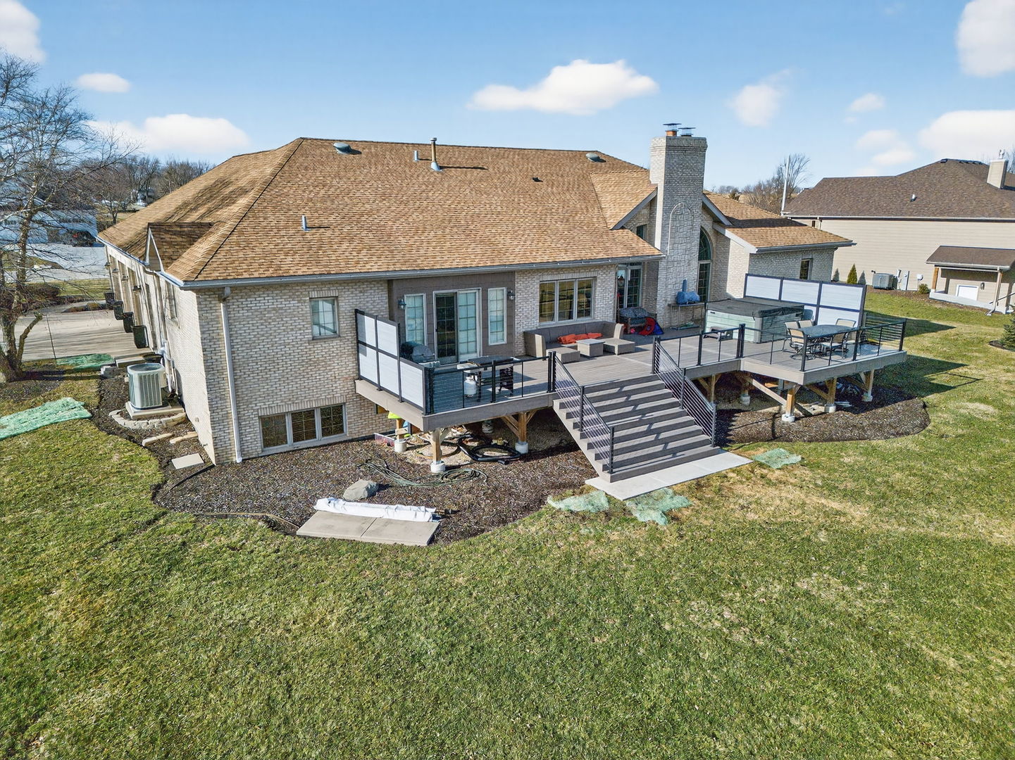 2804 Ninovan Lane Minooka, IL 60447 - Photo 62 of 67 a view of a house with backyard and sitting area