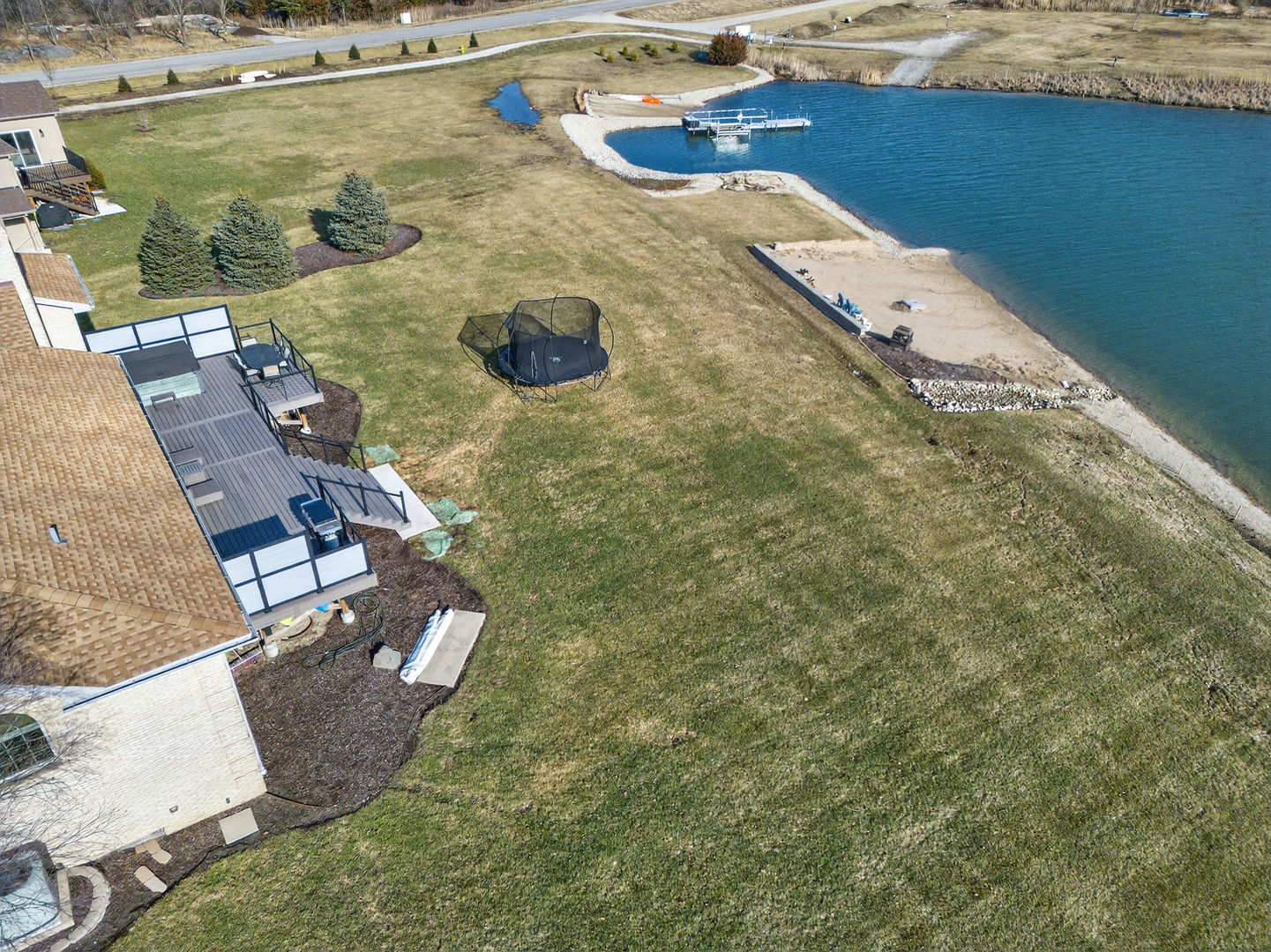 2804 Ninovan Lane Minooka, IL 60447 - Photo 64 of 67 an aerial view of a house with outdoor space
