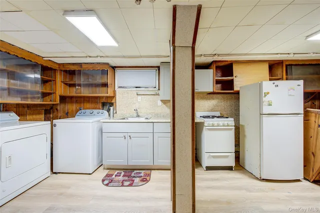 a room with storage and utility