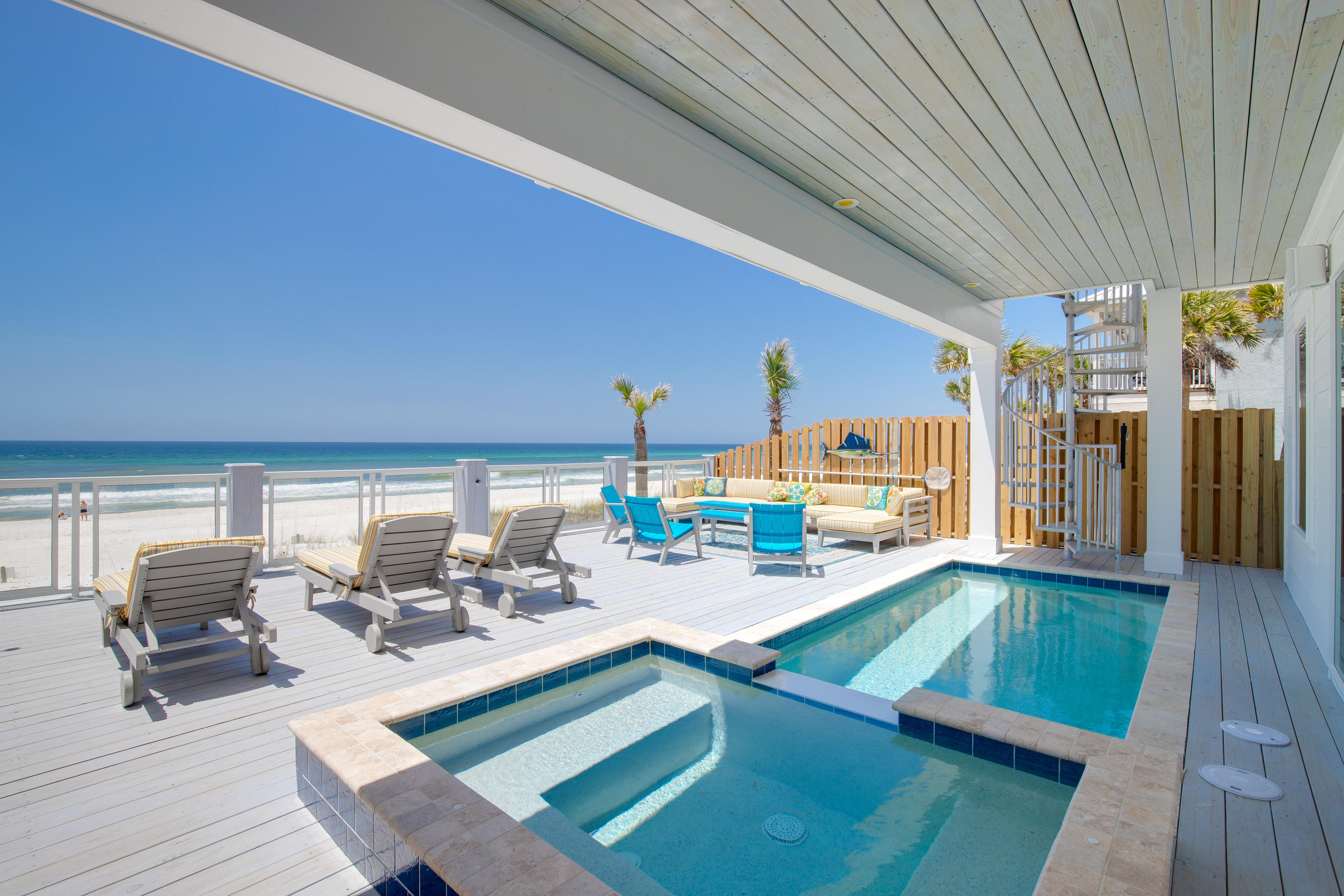 20109 Front Beach Road, Unit B Panama City Beach, FL 32413 - Photo 1 of 35 Large pool deck