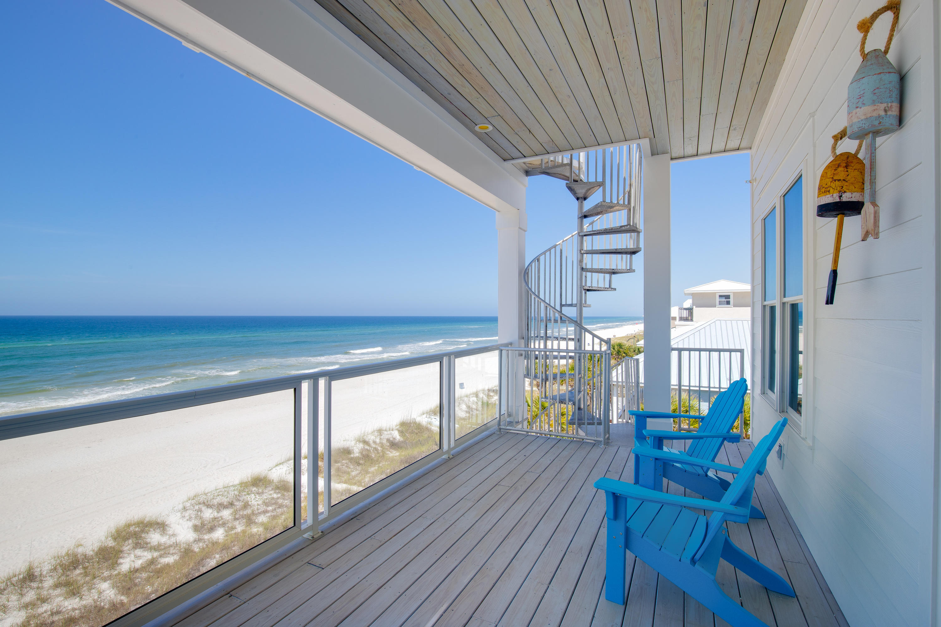20109 Front Beach Road, Unit B Panama City Beach, FL 32413 - Photo 8 of 35 Spacious deck