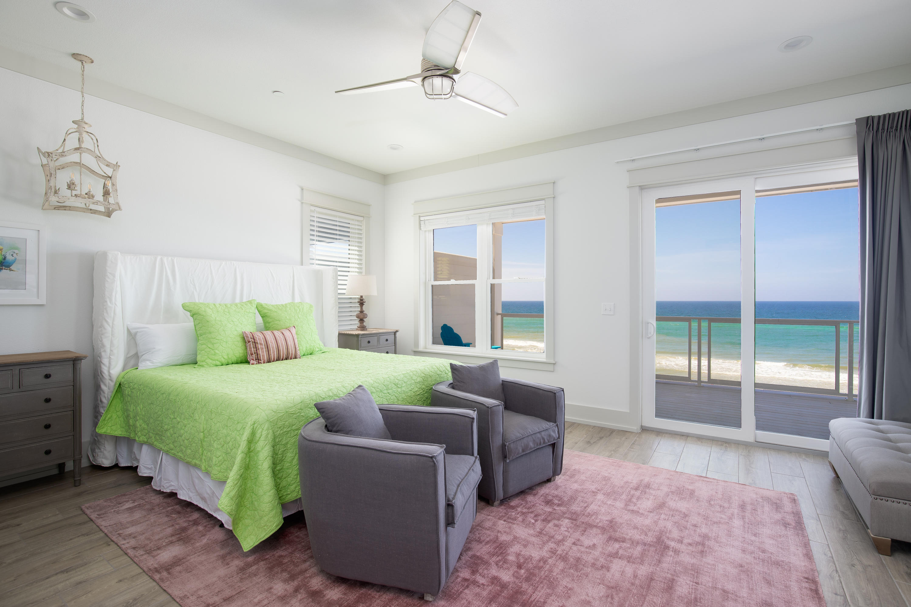 20109 Front Beach Road, Unit B Panama City Beach, FL 32413 - Photo 10 of 35 Gulf front master bedroom