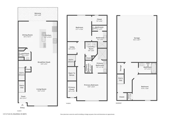 $567,900 | 410 Park Street, Westfield, IN 46074