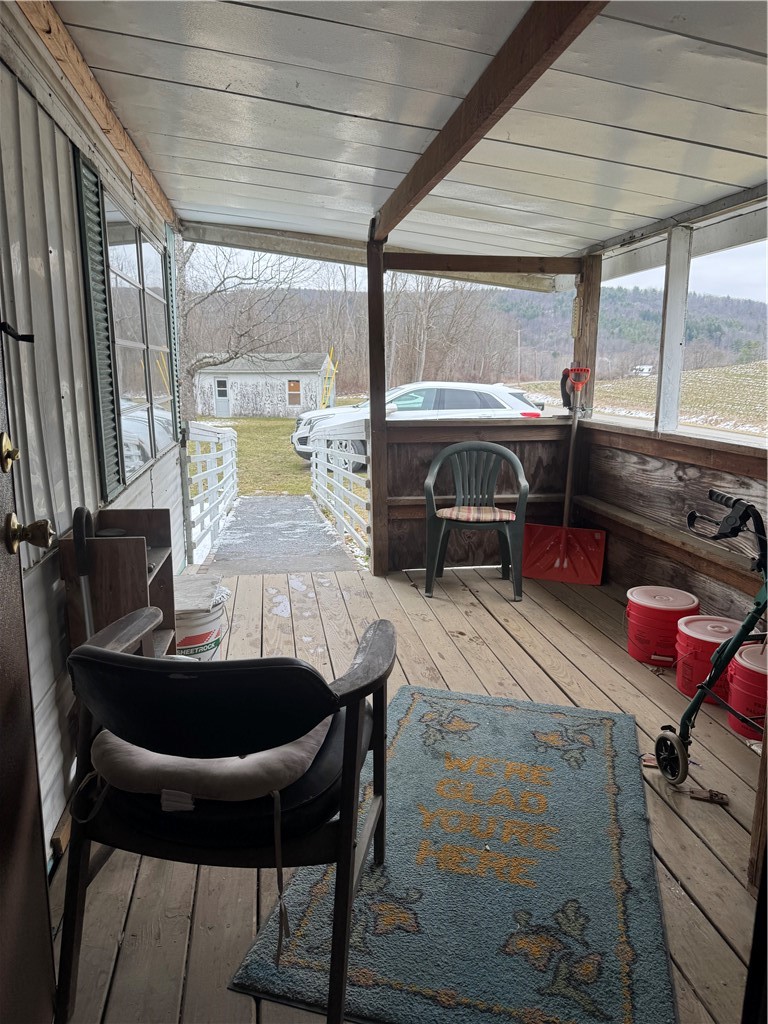 186 Diamond Valley Road Tioga, NY 13734 - Photo 26 of 30 Covered front deck