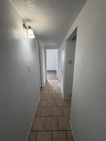 a view of hallway with window