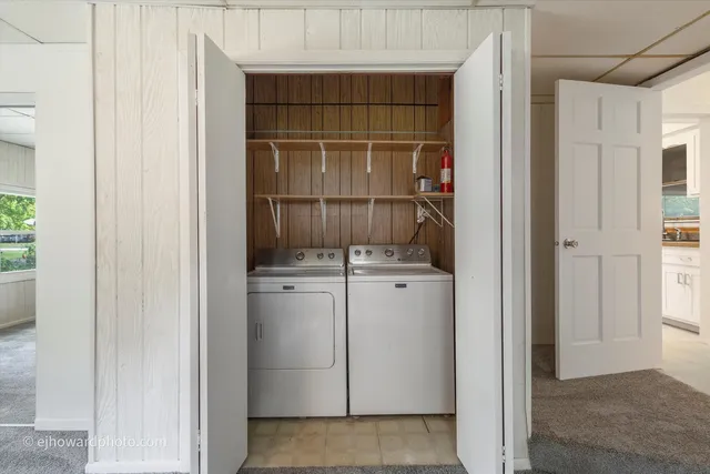 a view of storage and utility room