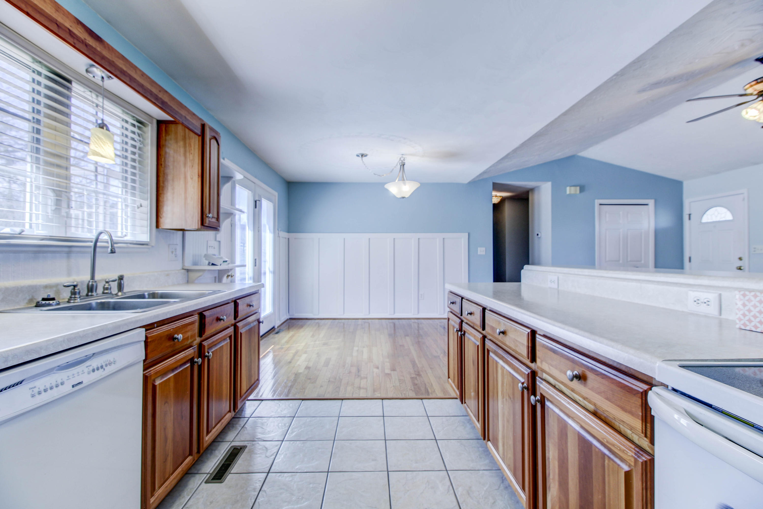 1546 Pike Road Montvale, VA 24122 - Photo 15 of 44 a kitchen with stainless steel appliances a sink stove and cabinets