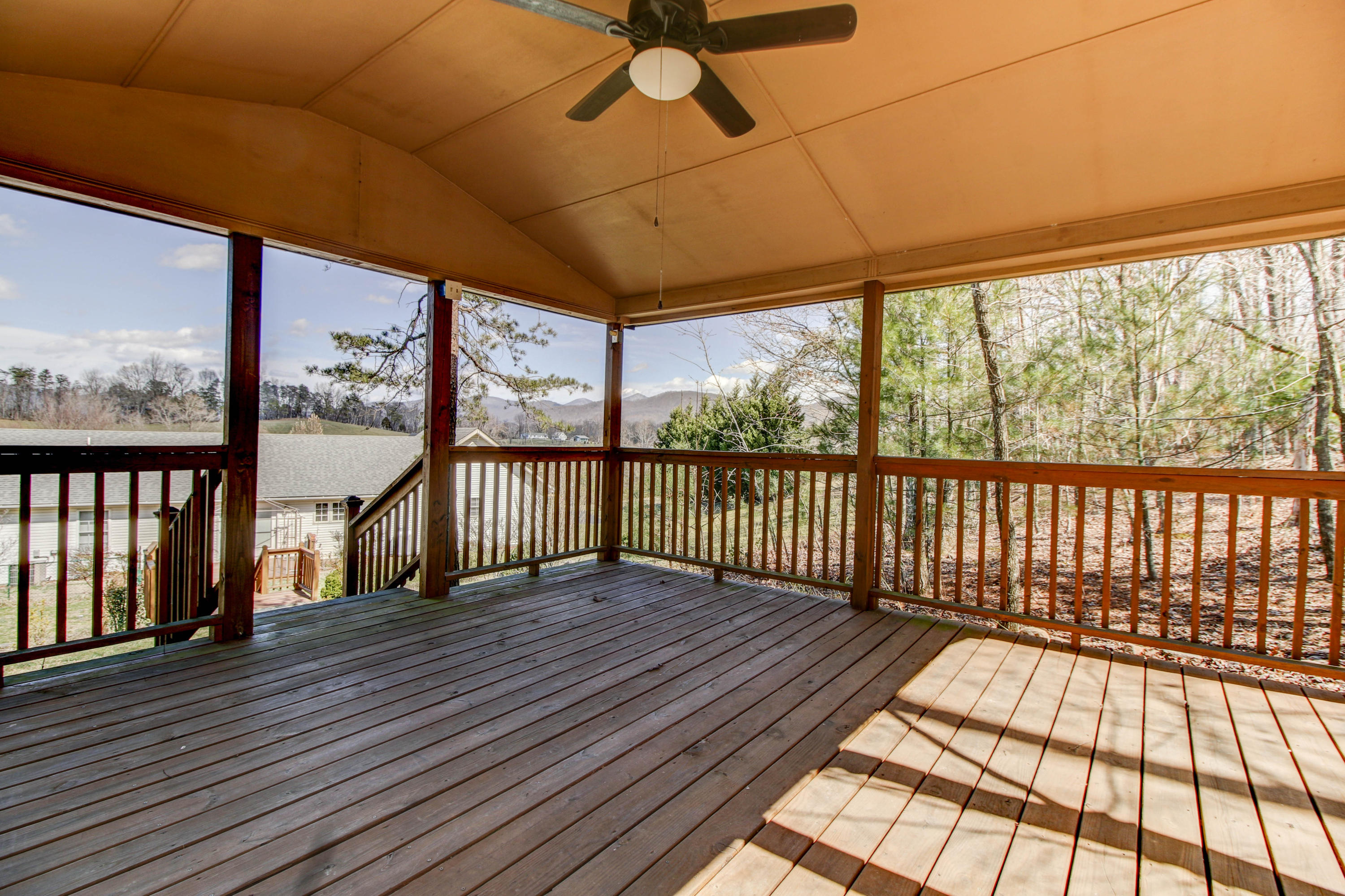 1546 Pike Road Montvale, VA 24122 - Photo 38 of 44 a view of a balcony with wooden floor