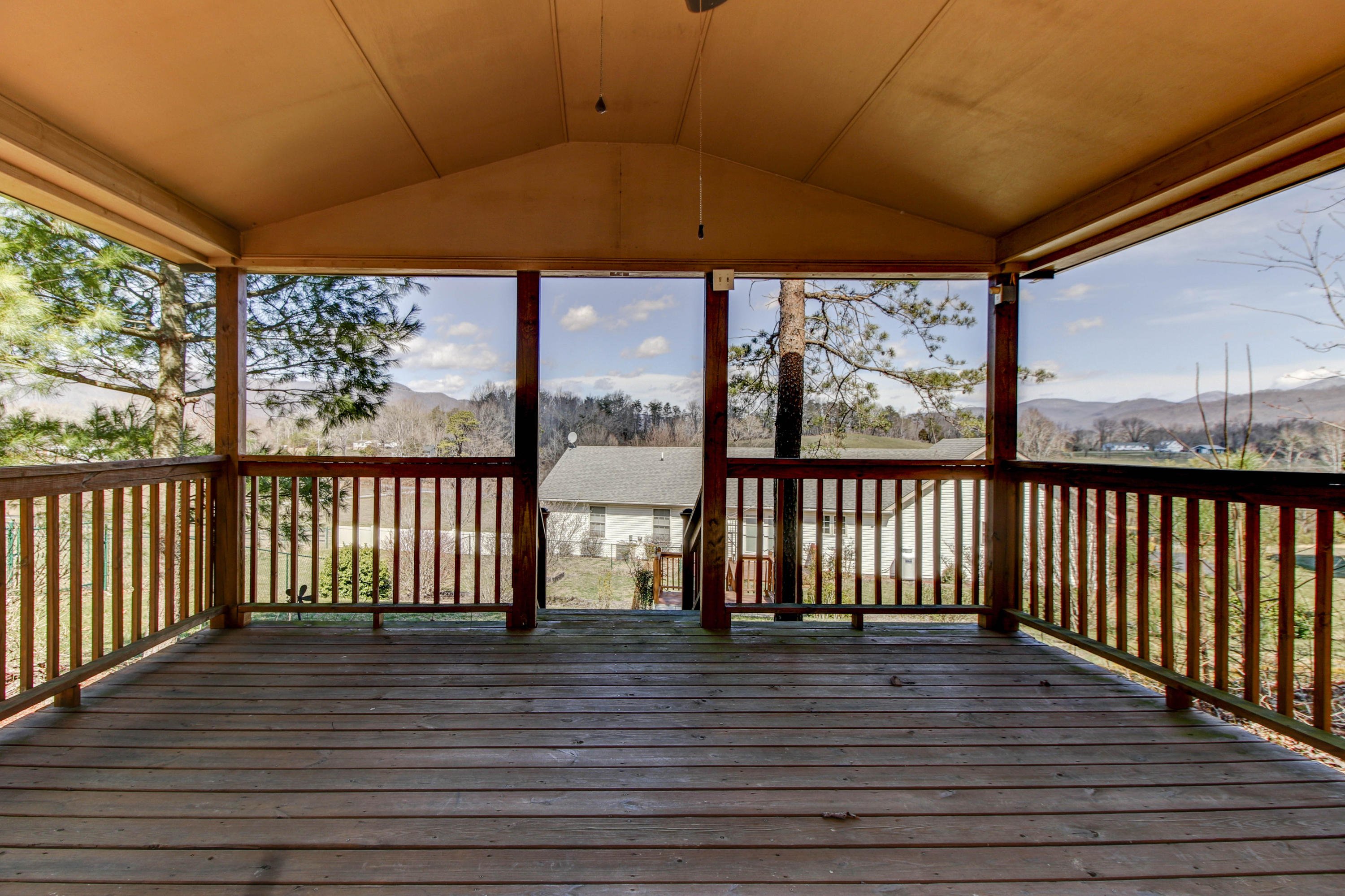 1546 Pike Road Montvale, VA 24122 - Photo 39 of 44 a view of a balcony with wooden floor